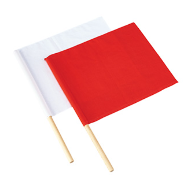 手旗　紅白１組